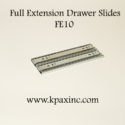 Full extension drawer slides 10″ (pair)